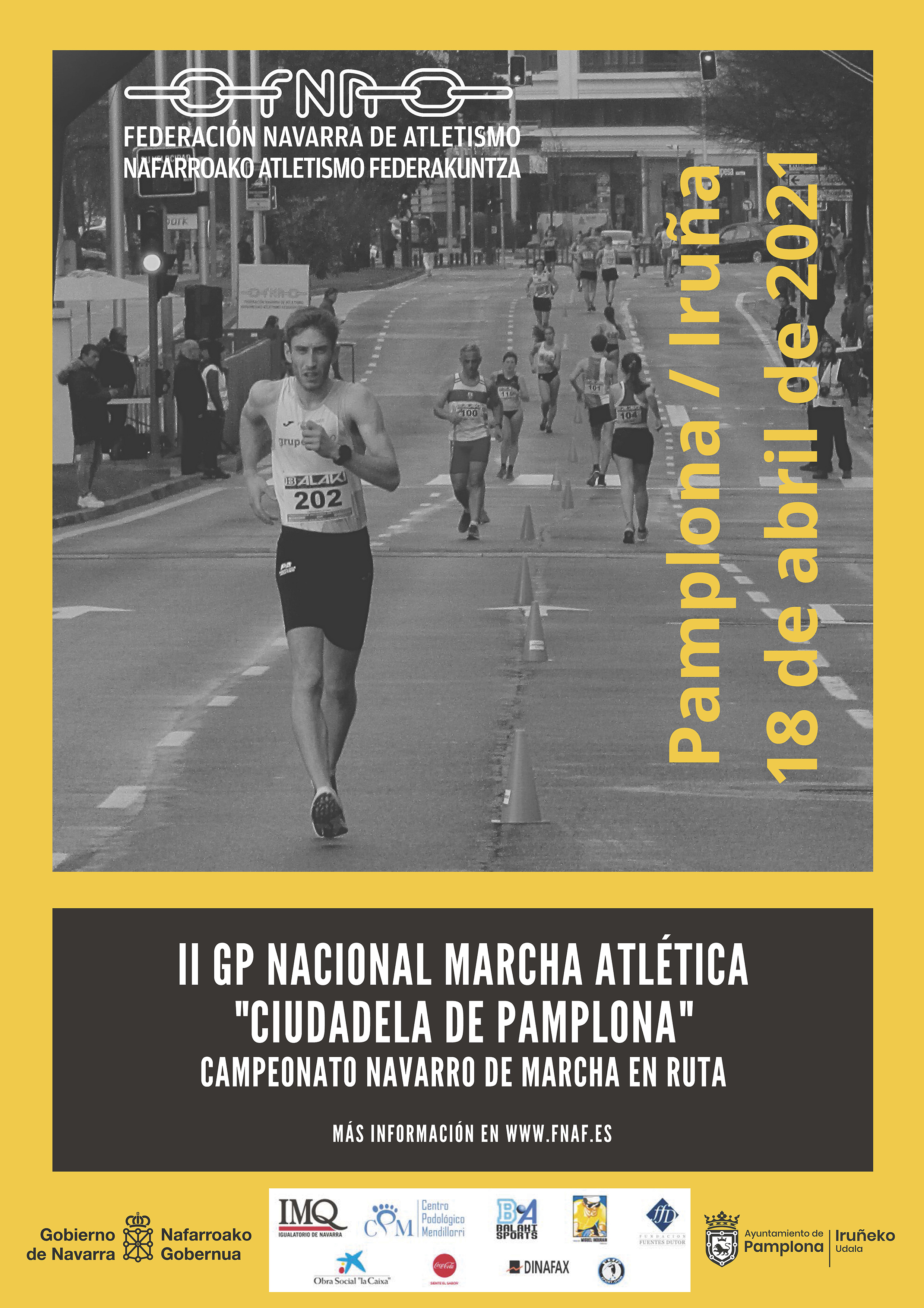 2&ordf; EDICI&Oacute;N DEL GRAN PREMIO NACIONAL DE MARCHA ATL&Eacute;TICA CIUDADELA DE PAMPLONA